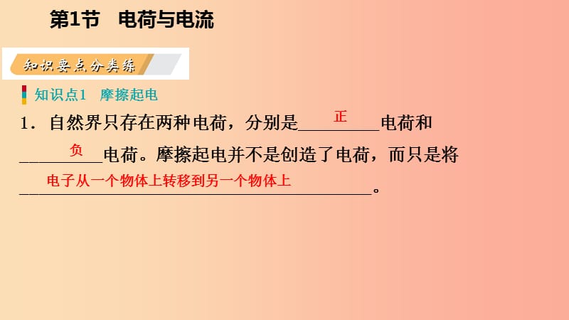 八年级科学上册 第4章 电路探秘 4.1 电荷与电流 4.1.1 电荷练习课件 （新版）浙教版.ppt_第3页