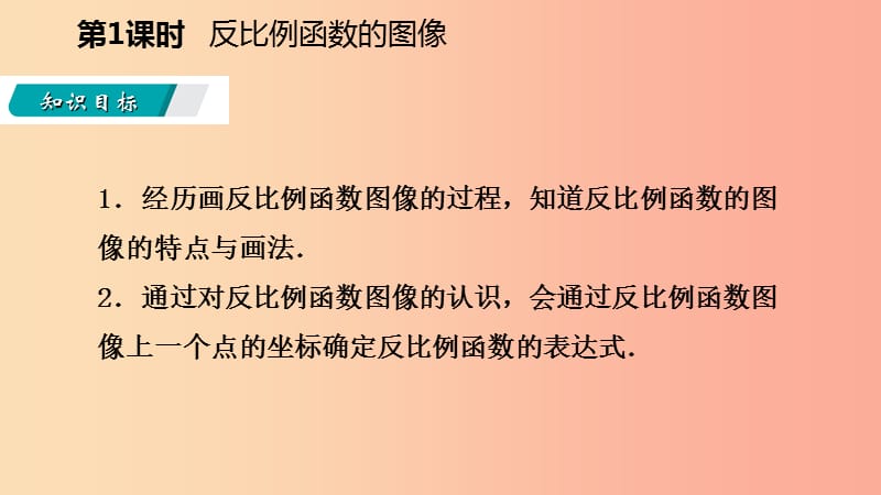 九年级数学上册第27章反比例函数27.2反比例函数的图像和性质第1课时反比例函数的图像导学课件新版冀教版.ppt_第3页