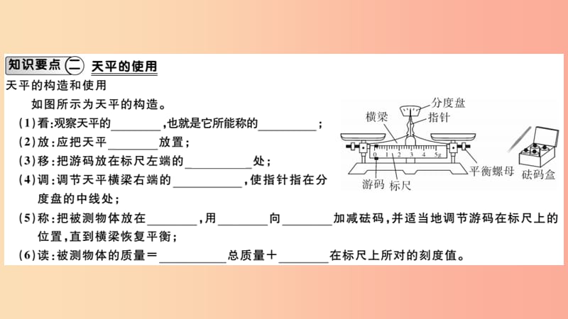 （江西专版）2019年八年级物理上册 第六章 第1节质量习题课件 新人教版.ppt_第2页