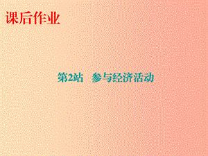 九年級道德與法治上冊 第2單元 踏上富強之路 第4課 了解經(jīng)濟生活 第2站 參與經(jīng)濟活動課件 北師大版.ppt