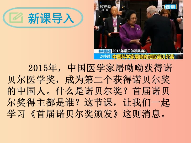 广东省廉江市八年级语文上册 第一单元 2 首届诺贝尔奖颁发课件 新人教版.ppt_第3页