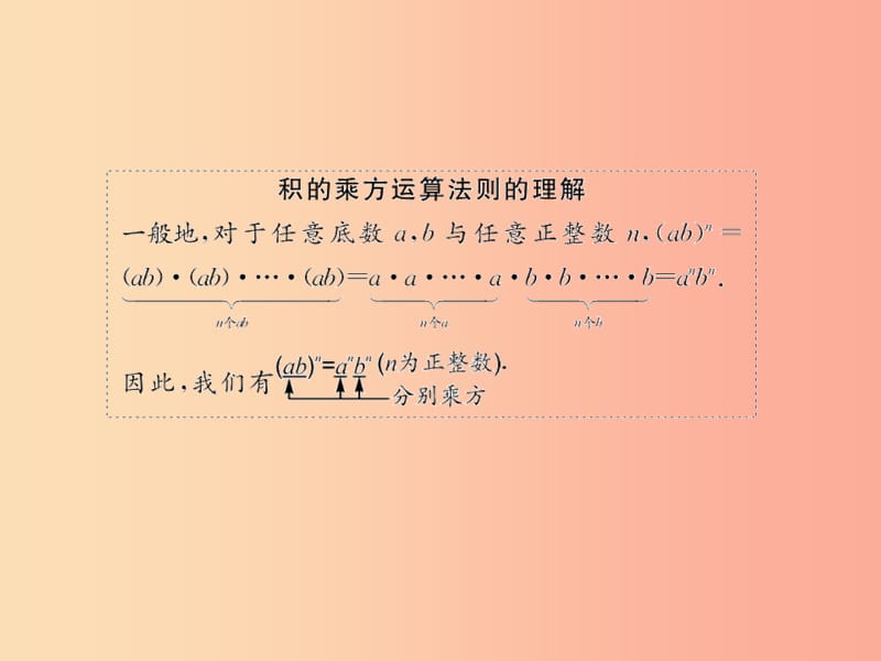 八年级数学上册第十四章整式的乘法与因式分解14.1整式的乘法14.1.3积的乘方教学课件 新人教版.ppt_第3页