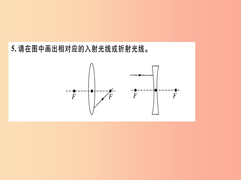 （广东专用）2019年八年级物理上册 第五章 第1节 透镜8分钟小练习课件 新人教版.ppt_第3页