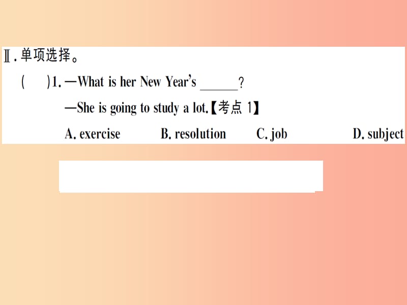 （安徽专版）2019秋八年级英语上册 Unit 6 I’m going to study computer science（第4课时）新人教 新目标版.ppt_第3页