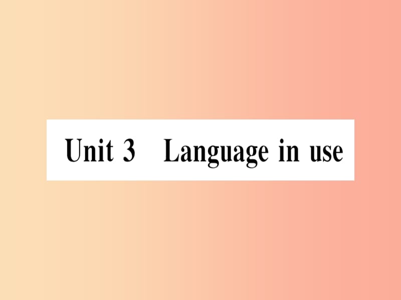 2019春七年级英语下册 Module 2 What can you do Unit 3 Language in use习题课件（新版）外研版.ppt_第1页