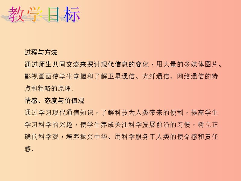 九年级物理全册第21章第4节越来越宽的信息之路教学课件 新人教版.ppt_第3页