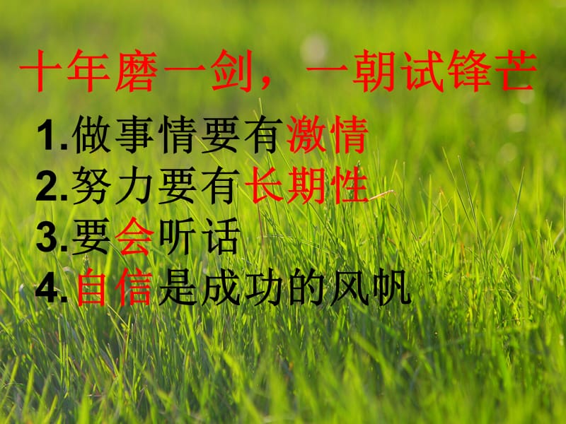 磨一剑一朝是锋芒.ppt_第2页