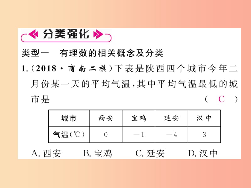 2019年秋七年级数学上册第1章有理数知识分类强化习题课件 新人教版.ppt_第3页