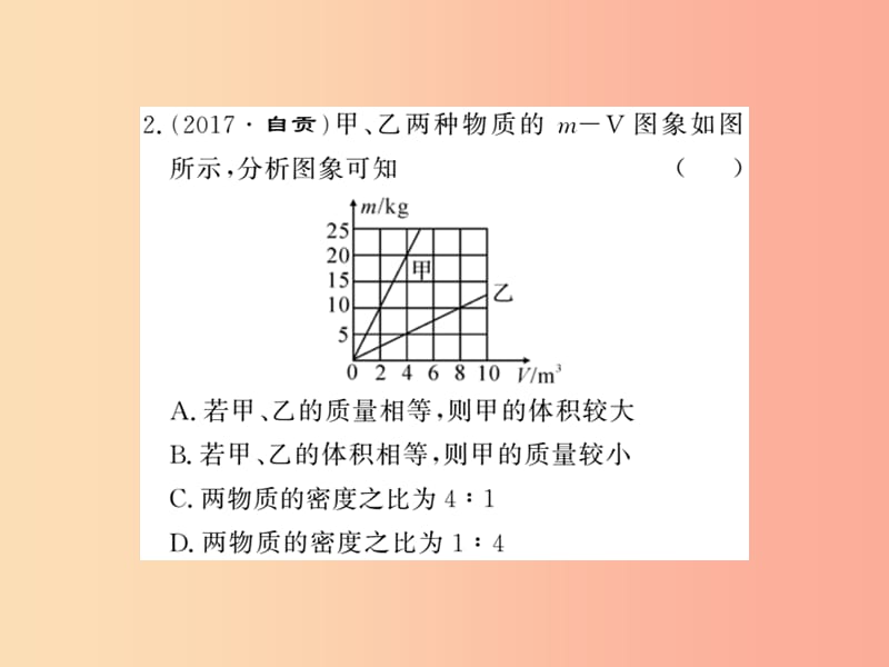 （湖北专用）2019-2020八年级物理上册 专题训练6 与密度有关的计算习题课件 新人教版.ppt_第3页