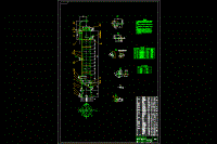 DN1100斜孔式精餾塔設計含11張CAD圖