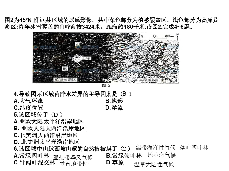 高考地理全国新课标卷及答案.ppt_第3页