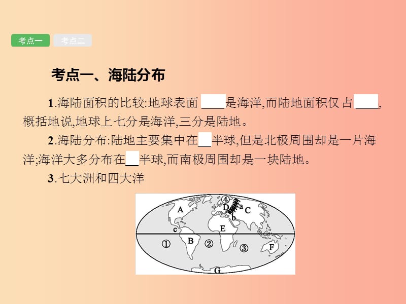 中考地理 第一编 基础篇 第一部分 世界地理(上)第3课时 陆地和海洋课件.ppt_第3页