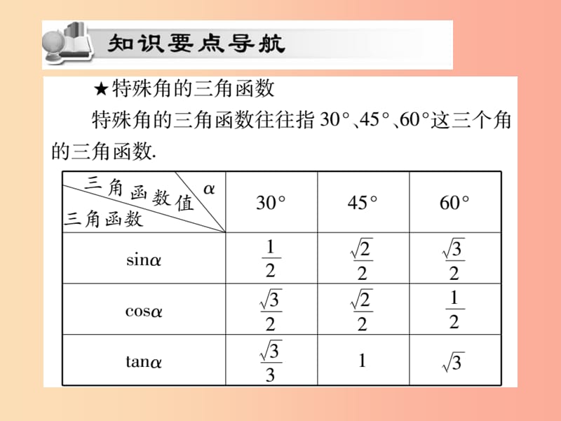 2019秋九年级数学上册第24章解直角三角形24.3锐角三角函数24.3.1锐角三角函数第2课时课件新版华东师大版.ppt_第2页