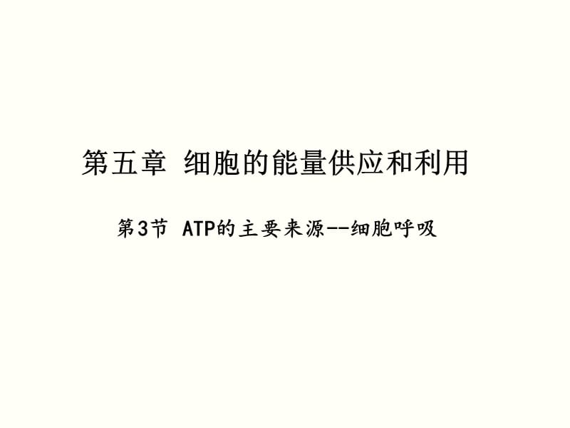 ATP的主要来源--细胞呼吸.ppt_第2页