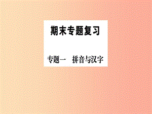 2019九年級(jí)語(yǔ)文下冊(cè) 期末專題復(fù)習(xí)一 拼音與漢字習(xí)題課件 新人教版.ppt