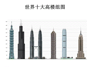 世界十大高楼组图及单体.ppt
