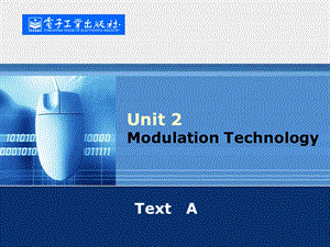 通信與電子信息工程專業(yè)英語第2單元.ppt