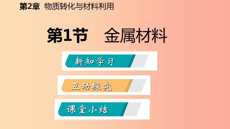 2019年秋九年级科学上册第2章物质转化与材料利用第1节金属材料课件新版浙教版.ppt_第2页