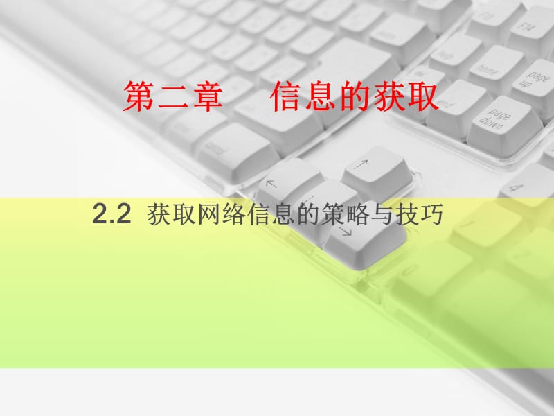 获取网络信息的策略和技巧.ppt_第2页