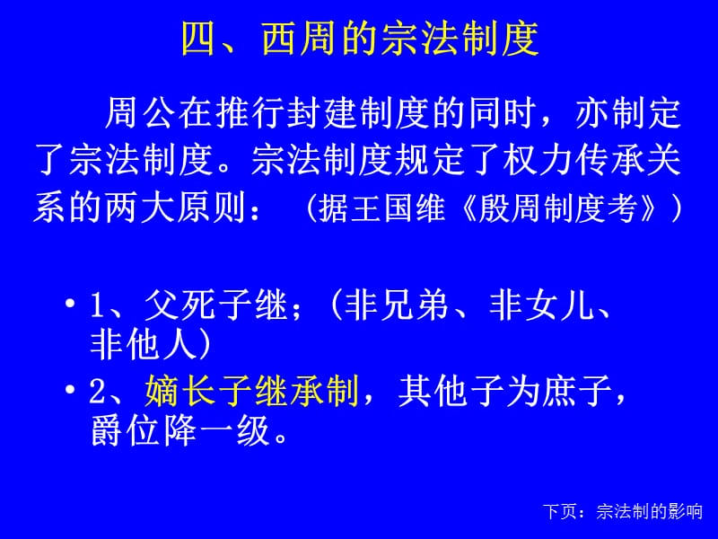 《西周的宗法制度》PPT课件.ppt_第1页