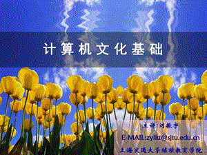 (上海交大)計(jì)算機(jī)文化基礎(chǔ).ppt