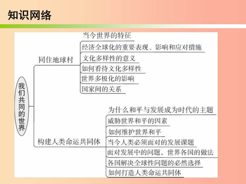 广东省2019年中考道德与法治总复习九下第二十一章我们共同的世界课件.ppt_第2页