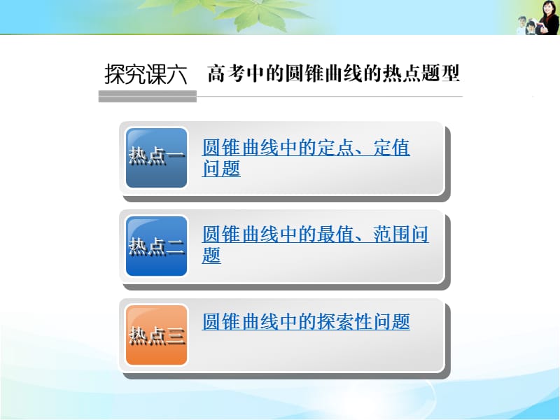 专题探究课圆锥曲线问题中的热点题型.ppt_第1页