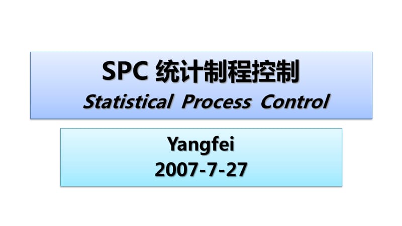 SPC统计制程管理.ppt_第1页