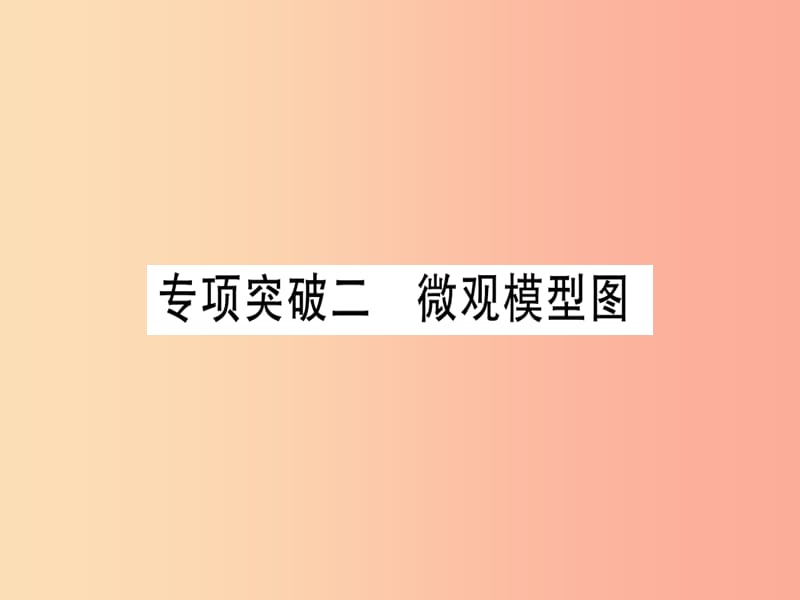 （宁夏专用版）2019中考化学复习 专项突破二 微观模型图课件.ppt_第1页