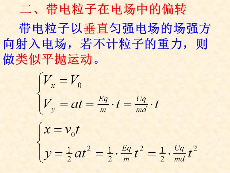 一带电粒子在电场中加速.ppt_第3页