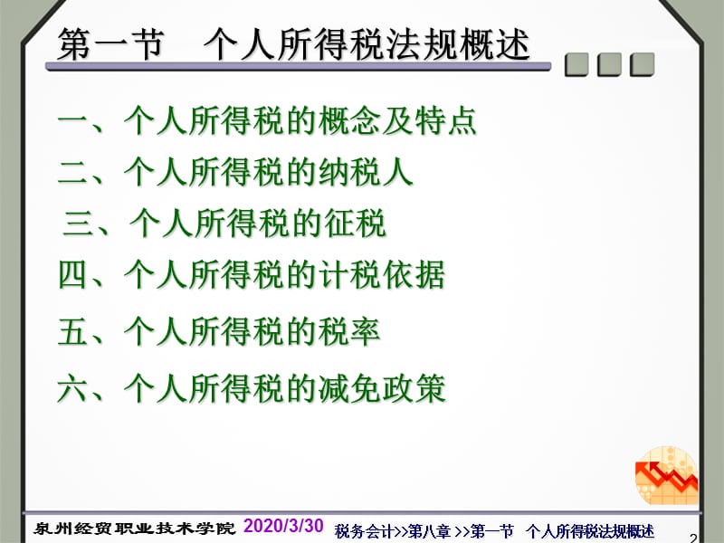 《税务会计》》第八章个人所得税会计.ppt_第2页