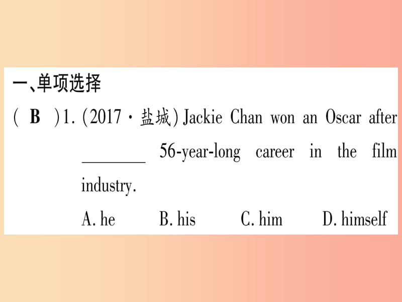 （湖北专用版）2019版中考英语专题高分练 专题突破二 代词实用课件.ppt_第2页