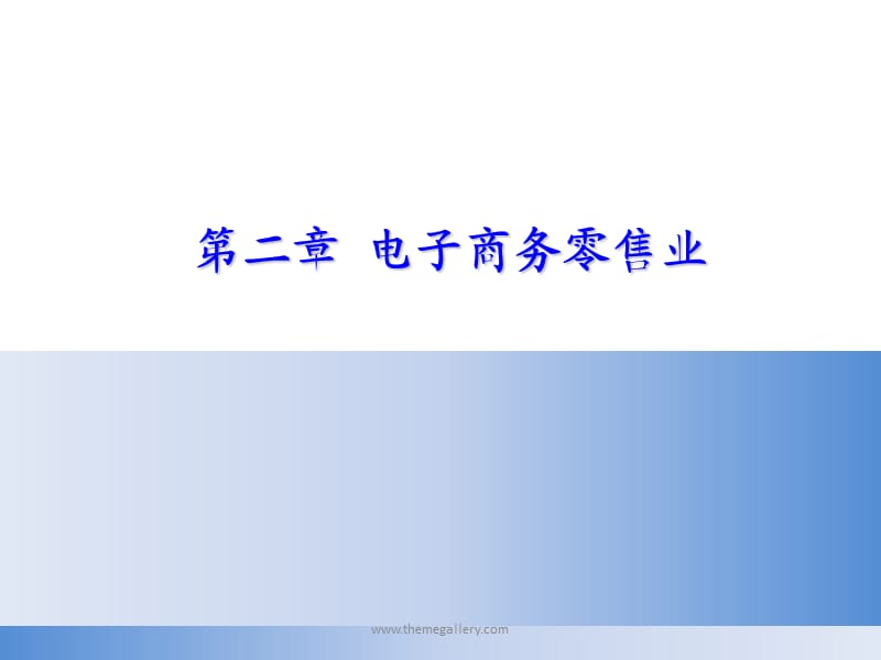 《电子商务零售业》PPT课件.ppt_第1页