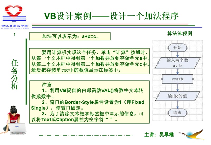 VB设计案例-设计一个加法器.ppt_第1页