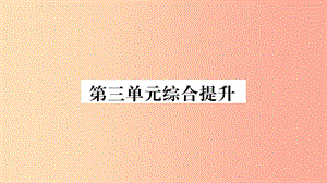 2019年八年級道德與法治上冊 第三單元 勇?lián)鐣熑尉C合提升習題課件 新人教版.ppt