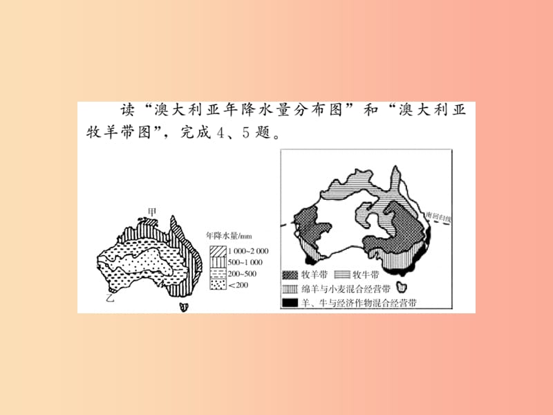 2019中考地理一轮复习 第8章 东半球其他的地区和国家习题课件.ppt_第3页