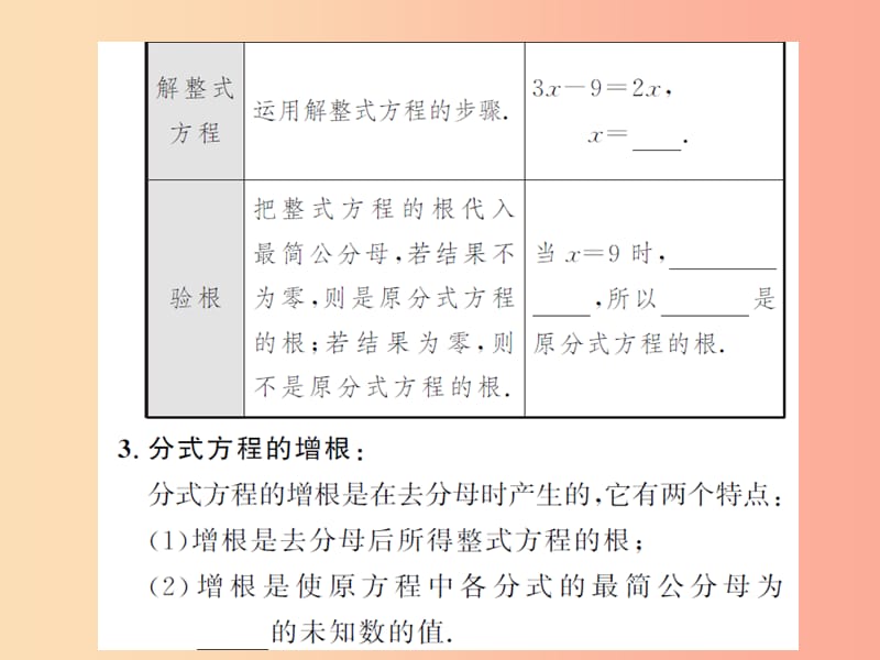 2019年中考数学总复习 第二章 第三节 分式方程课件.ppt_第3页