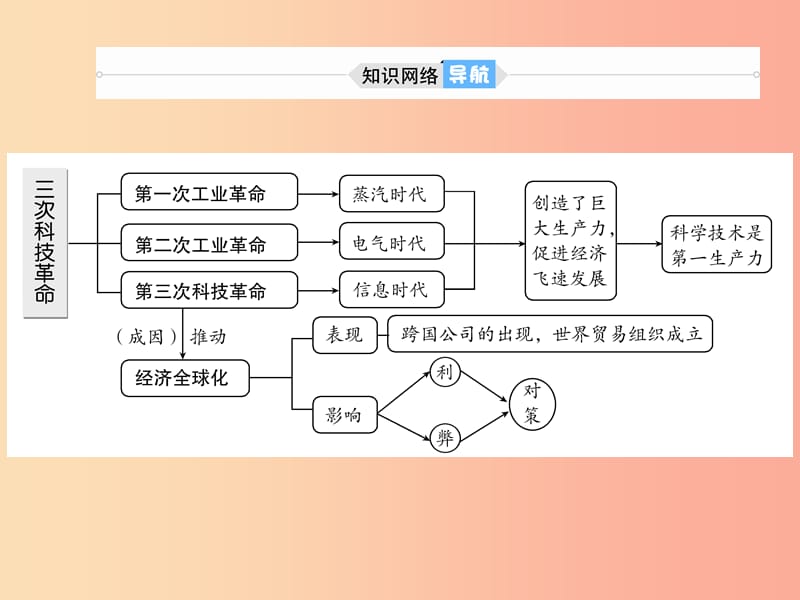 （菏泽专版）2019中考历史总复习 第二部分 专题复习 高分保障 专题6 三次科技革命与经济全球化课件.ppt_第3页