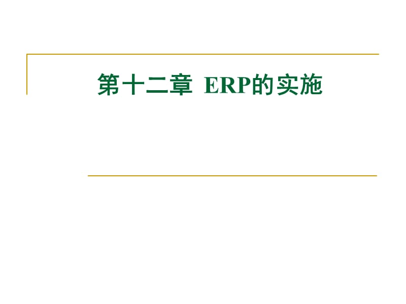 ERP系统的前期准备和实施工作.ppt_第1页