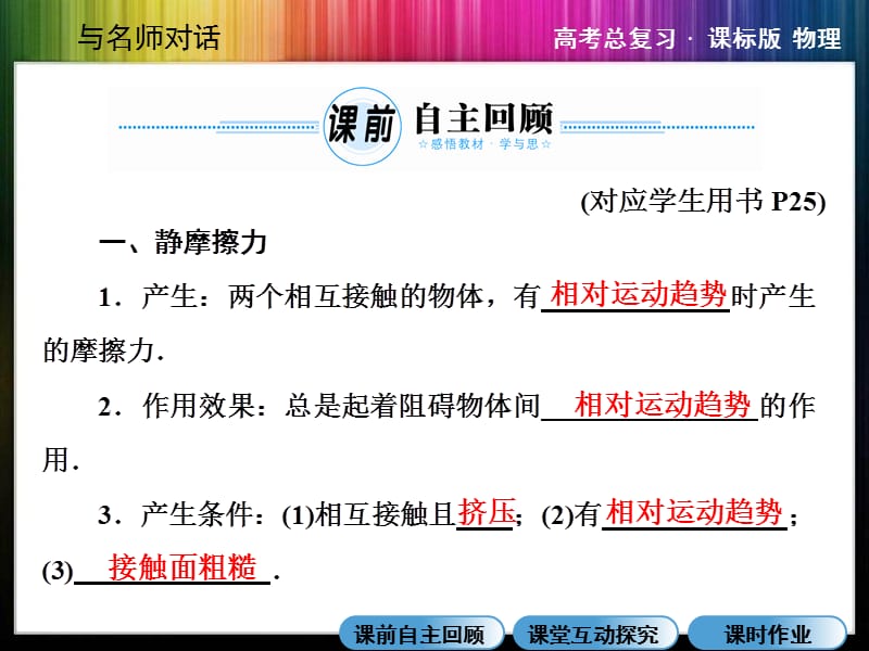 与名师对话·高三课标版物理2-2摩擦力.ppt_第2页