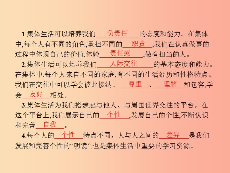 七年级道德与法治下册 第3单元 在集体中成长 第6课“我”和“我们”第2框 集体生活成就我课件 新人教版.ppt_第3页