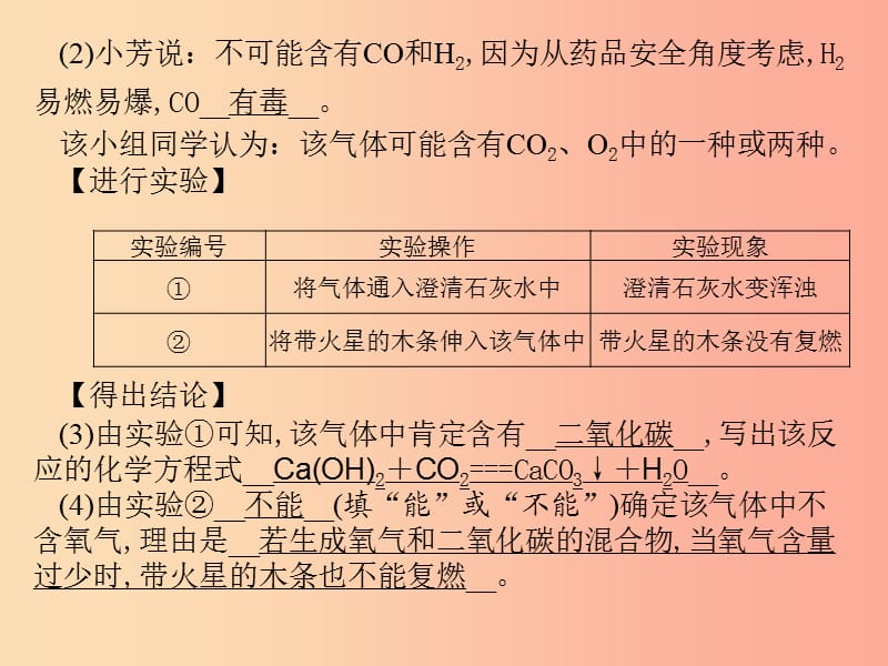 （安徽专版）九年级化学 重点题目 名校摸底卷（二）课件 新人教版.ppt_第2页