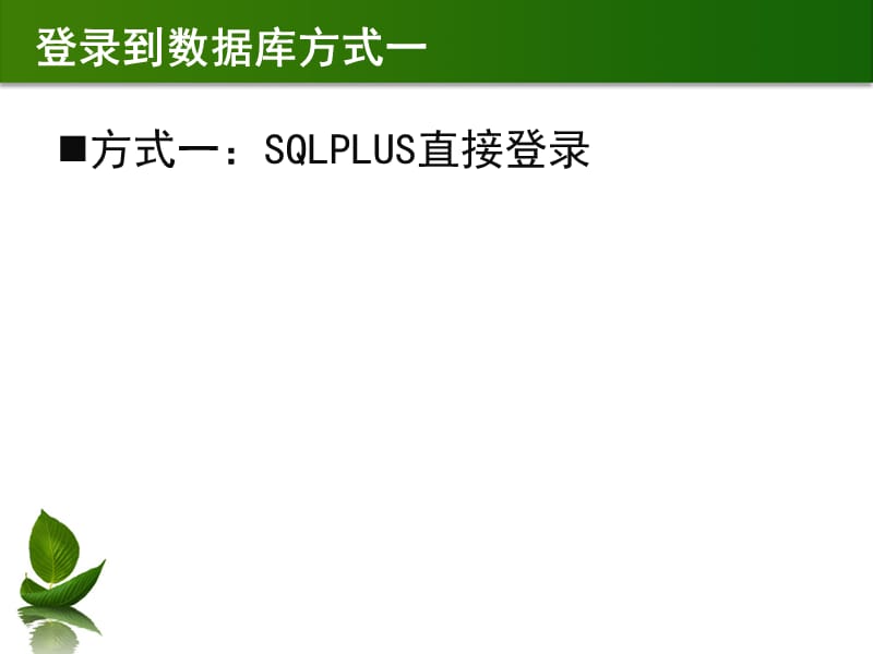 《sqlplus登录》PPT课件.ppt_第3页