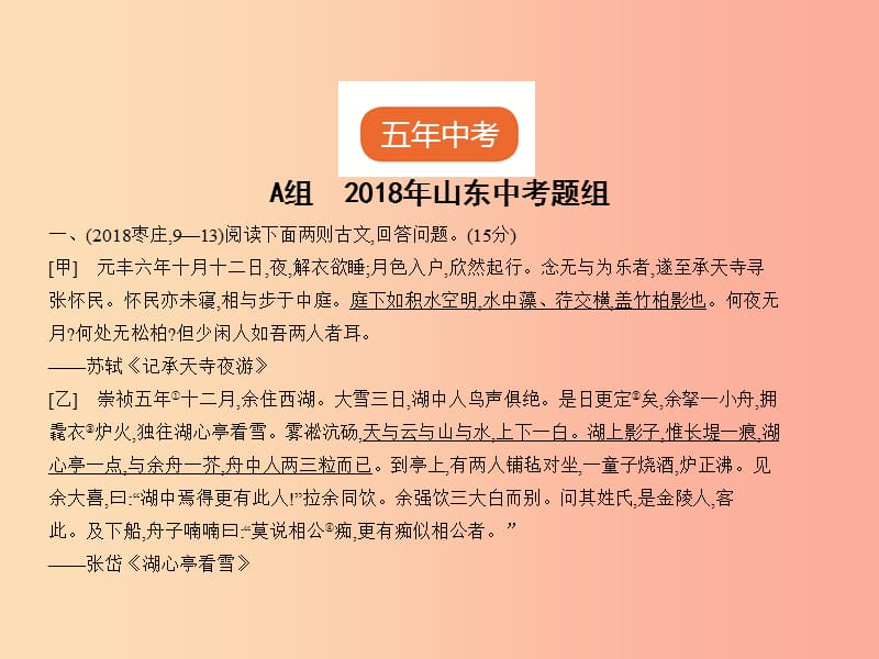 （山东专用）2019年中考语文总复习 第三部分 古诗文阅读 专题十一 文言文阅读（试题部分）课件.ppt_第2页