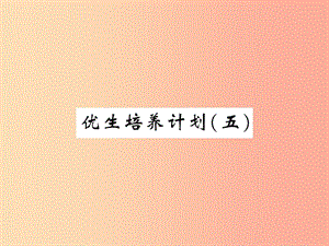 2019秋九年級(jí)物理上冊(cè) 優(yōu)生培養(yǎng)計(jì)劃五習(xí)題課件（新版）教科版.ppt