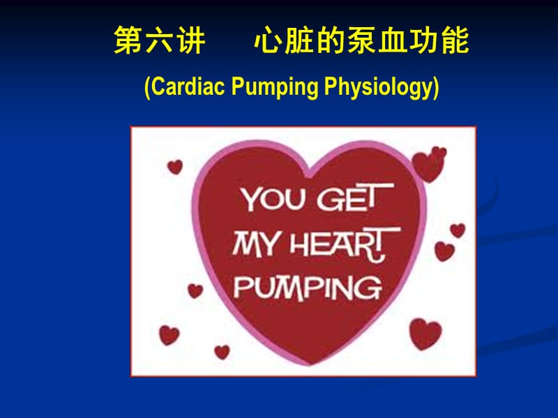 《心脏的泵血生理》PPT课件.ppt_第1页