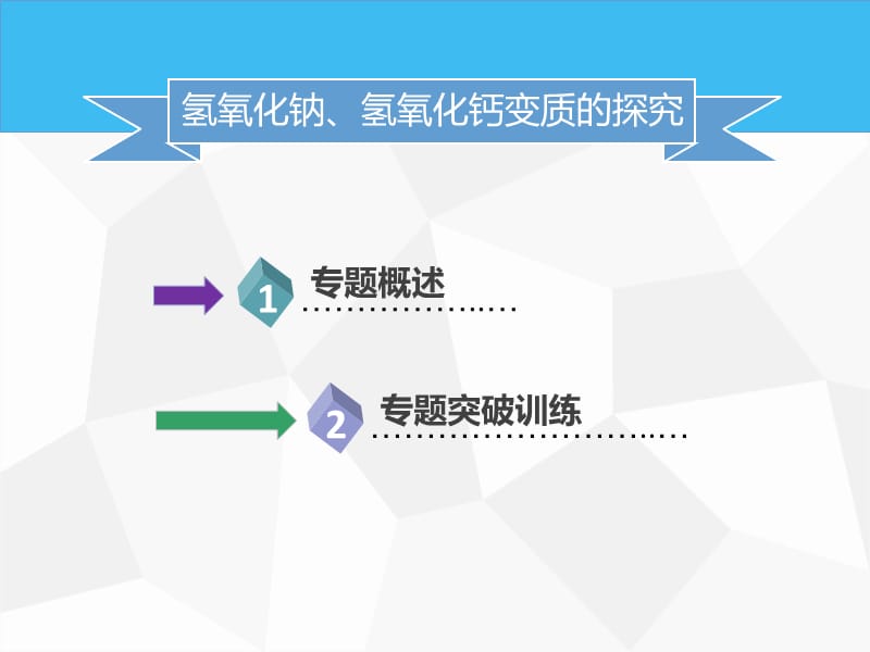 九年级化学下册第十一单元盐化肥专题突破四氢氧化钠氢氧化钙变质的探究课件 新人教版.ppt_第2页