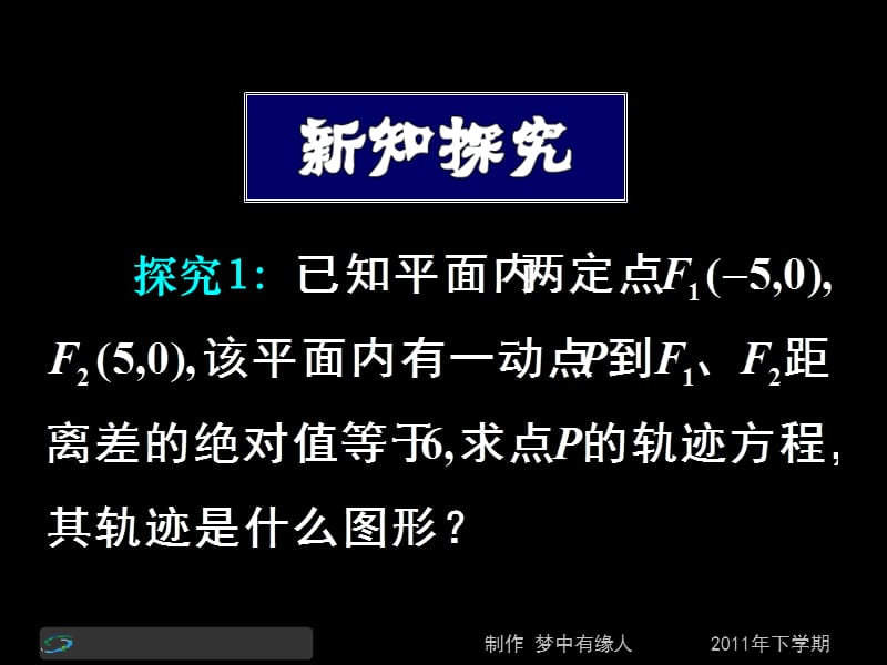 高二数学理第二节课《双曲线及其标准方程》.ppt_第3页