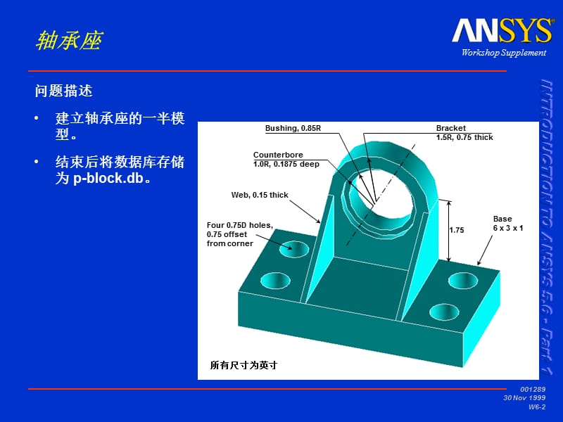 ansys专题教程练习轴承座.ppt_第2页