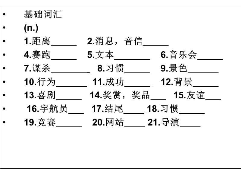 牛津英语9ARevisionUnit4复习.ppt_第2页